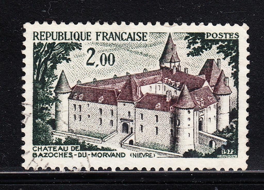 3073 - Frankrijk michel 1805 gestempeld , Kasteel Bazoches, Postzegels en Munten, Postzegels | Europa | Frankrijk, Gestempeld