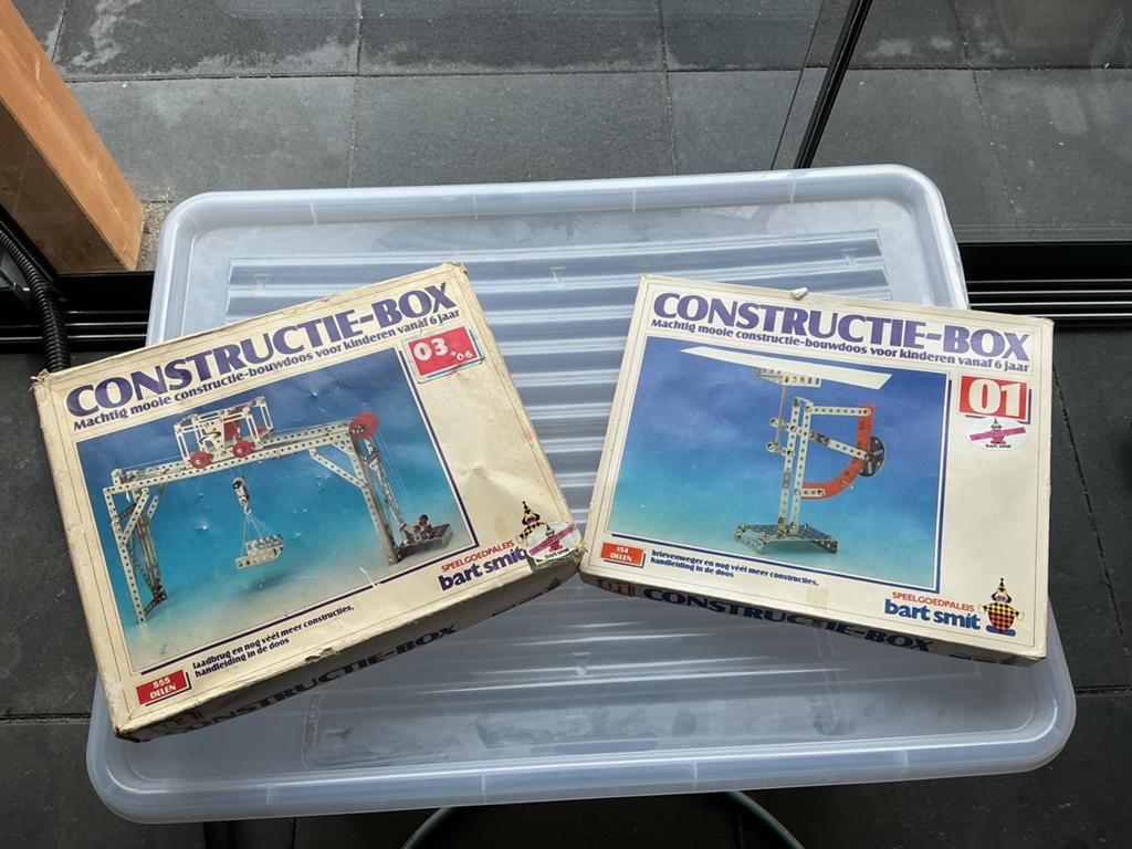 mecano  Constructie-box nummer  01 en 03+ 06, Ophalen of Verzenden, Zo goed als nieuw, Bouwen