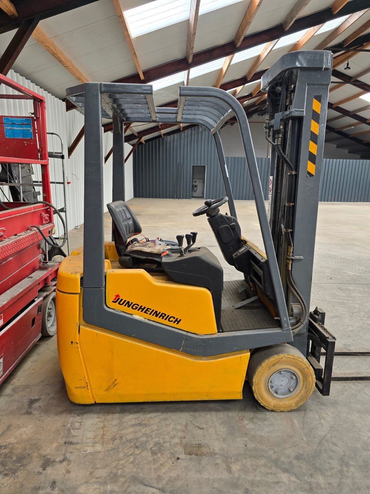 Jungheinrich EFG 216 Heftruck triplex 4.5m hefhoogte 1500 kg, Ophalen, Jungheinrich, Heftruck, 1000 tot 2000 kg