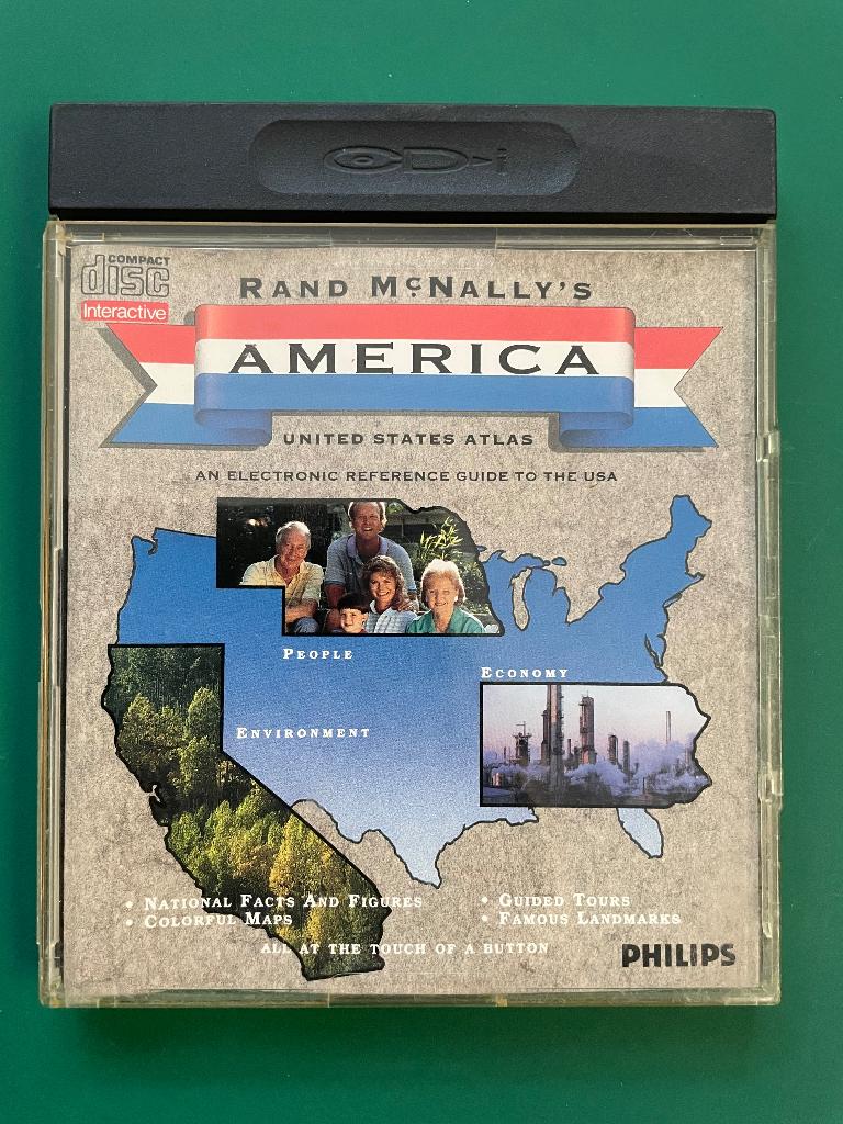 Rand McNally’s America United States Atlas. CD-i, Ophalen of Verzenden, Zo goed als nieuw