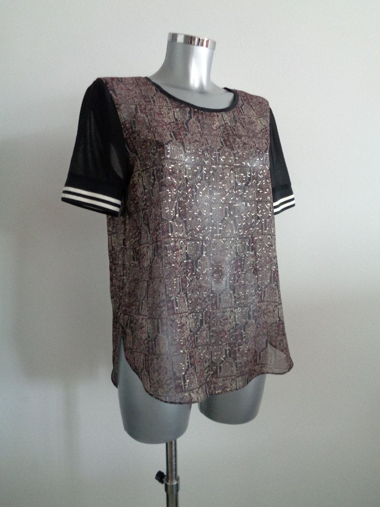 Maison Scotch shortsleeve, maat 3 - m/l nieuw., Ophalen of Verzenden, Nieuw, Maat 38/40 (M), Korte mouw