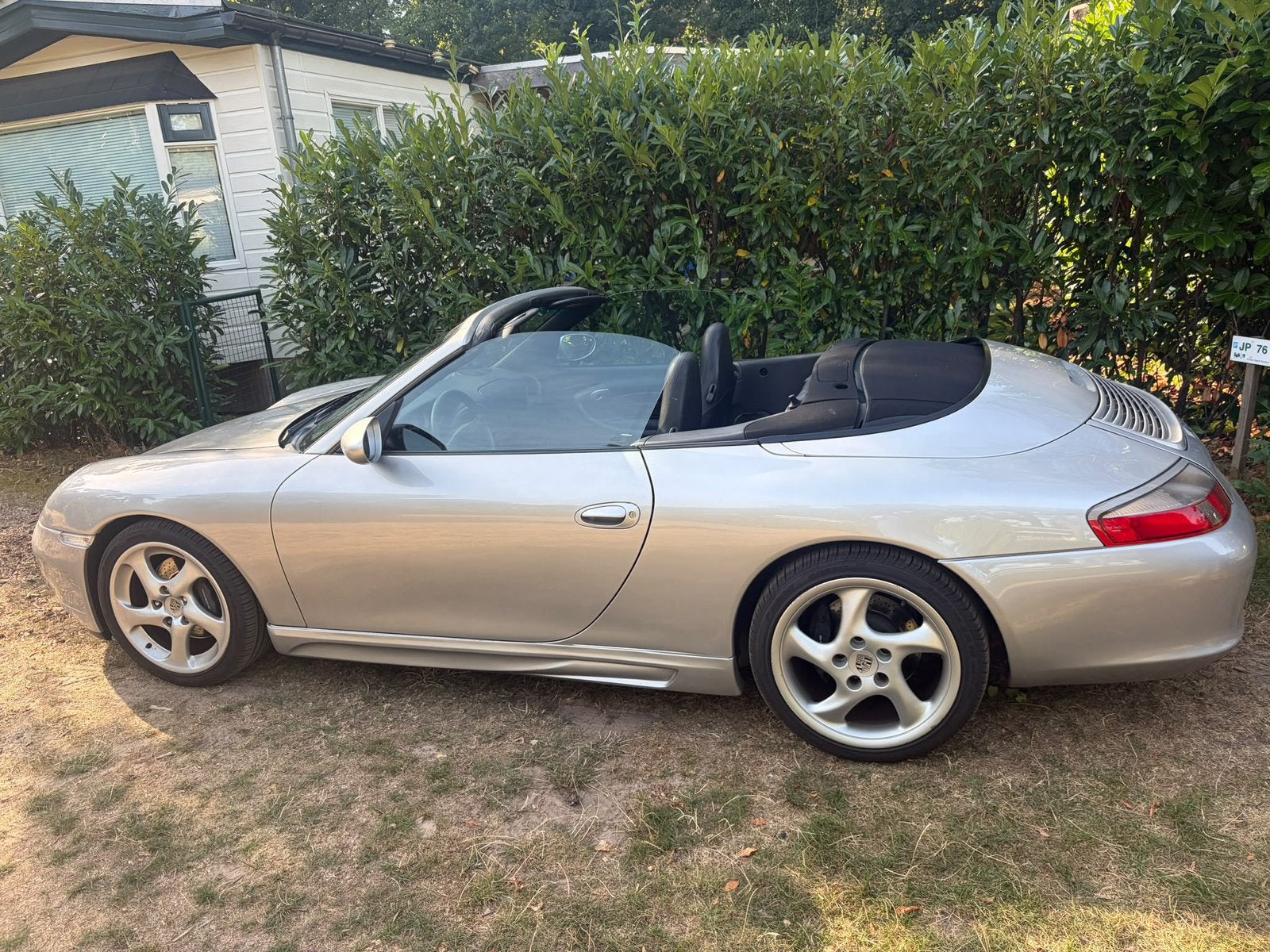 Porsche 911 996 cabrio, Auto's, Automaat, Achterwielaandrijving, Zwart, Cabriolet