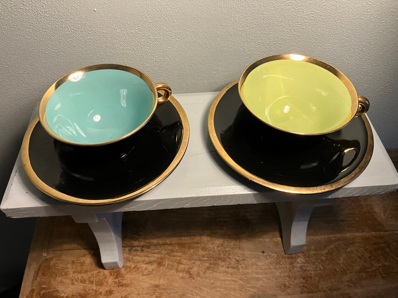 Vintage set van Salins Vera kop en schotel, Antiek en Kunst, Ophalen of Verzenden