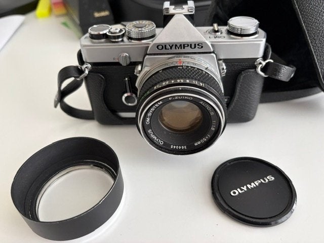 Camera Olympus  OM-1 Analoog., Audio, Tv en Foto, Ophalen, Gebruikt, Spiegelreflex, Olympus