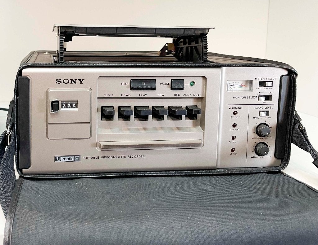 SONY VO-4800PS Portable U-matic S Videorecorder-werk perfect, N, Overige typen, Ophalen of Verzenden, Sony
