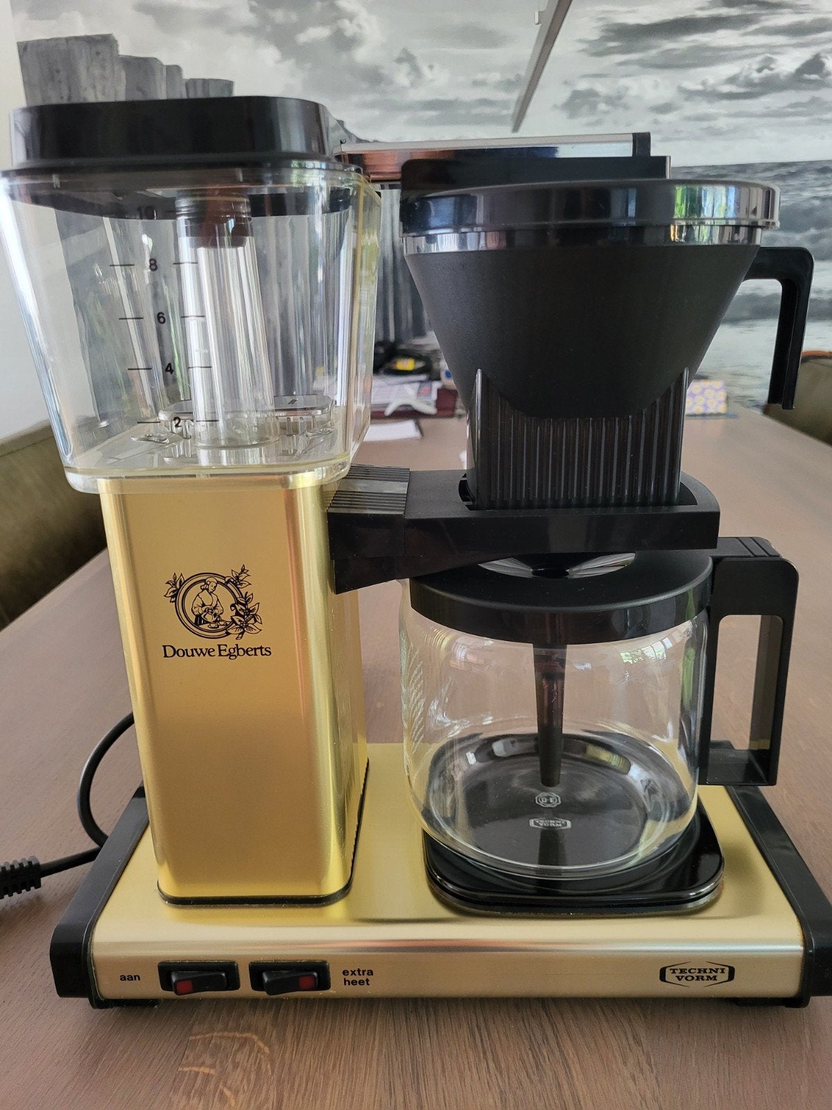 Koffiezetapparaat Douwe Egberts Exellent de luxe, 10 kopjes of meer, Gemalen koffie, Ophalen of Verzenden, Koffiemachine