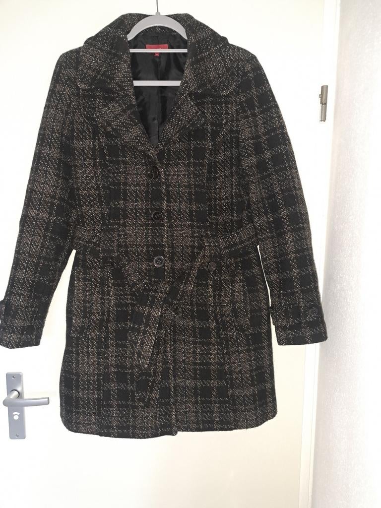 Te koop dames jas, Ophalen of Verzenden, Zo goed als nieuw, Maat 38/40 (M), Zwart
