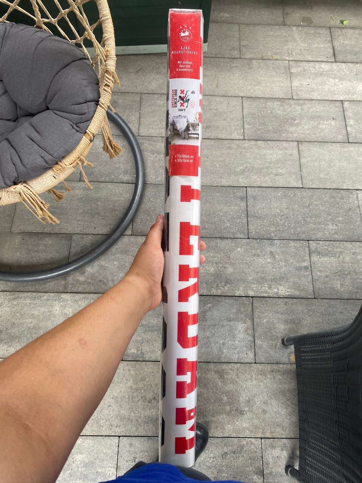 Ajax poster, Verzamelen, Ophalen, Zo goed als nieuw, A1 t/m A3, Sport