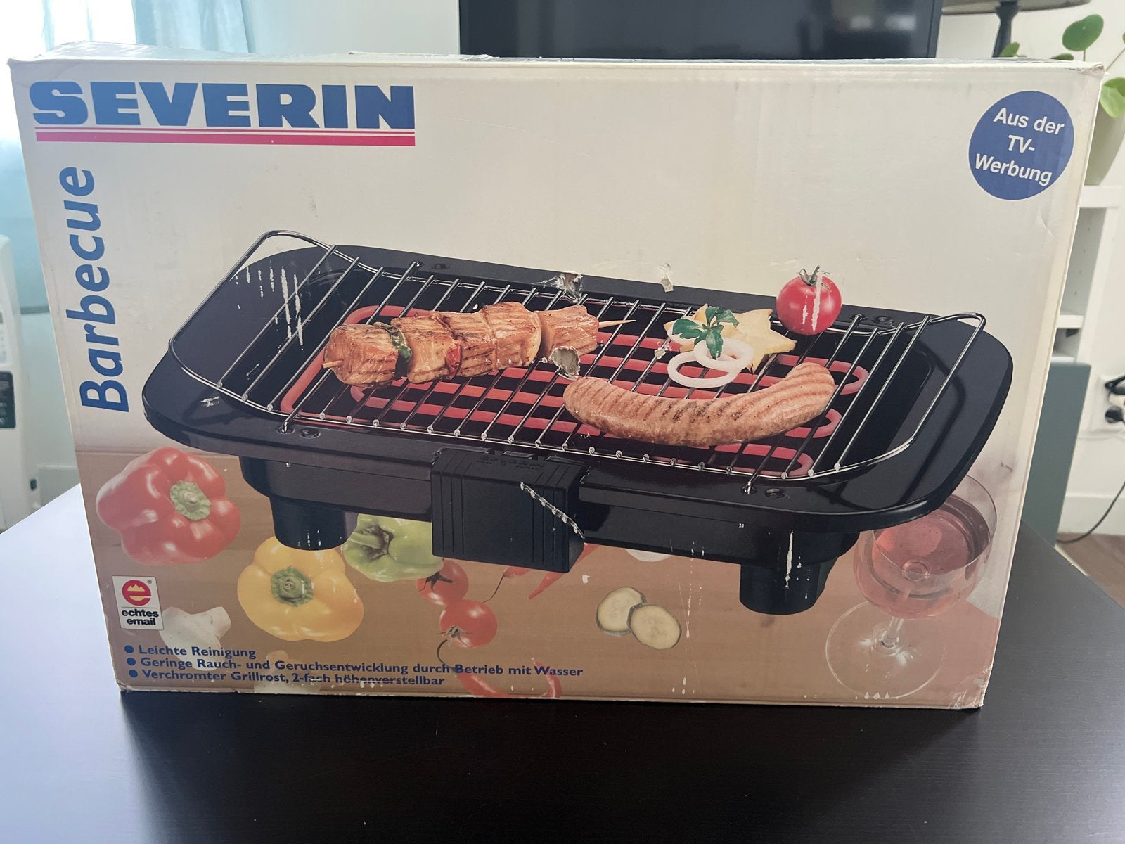 Severin Barbecue Grill 2000W - Nieuw in doos, Ophalen, Nieuw