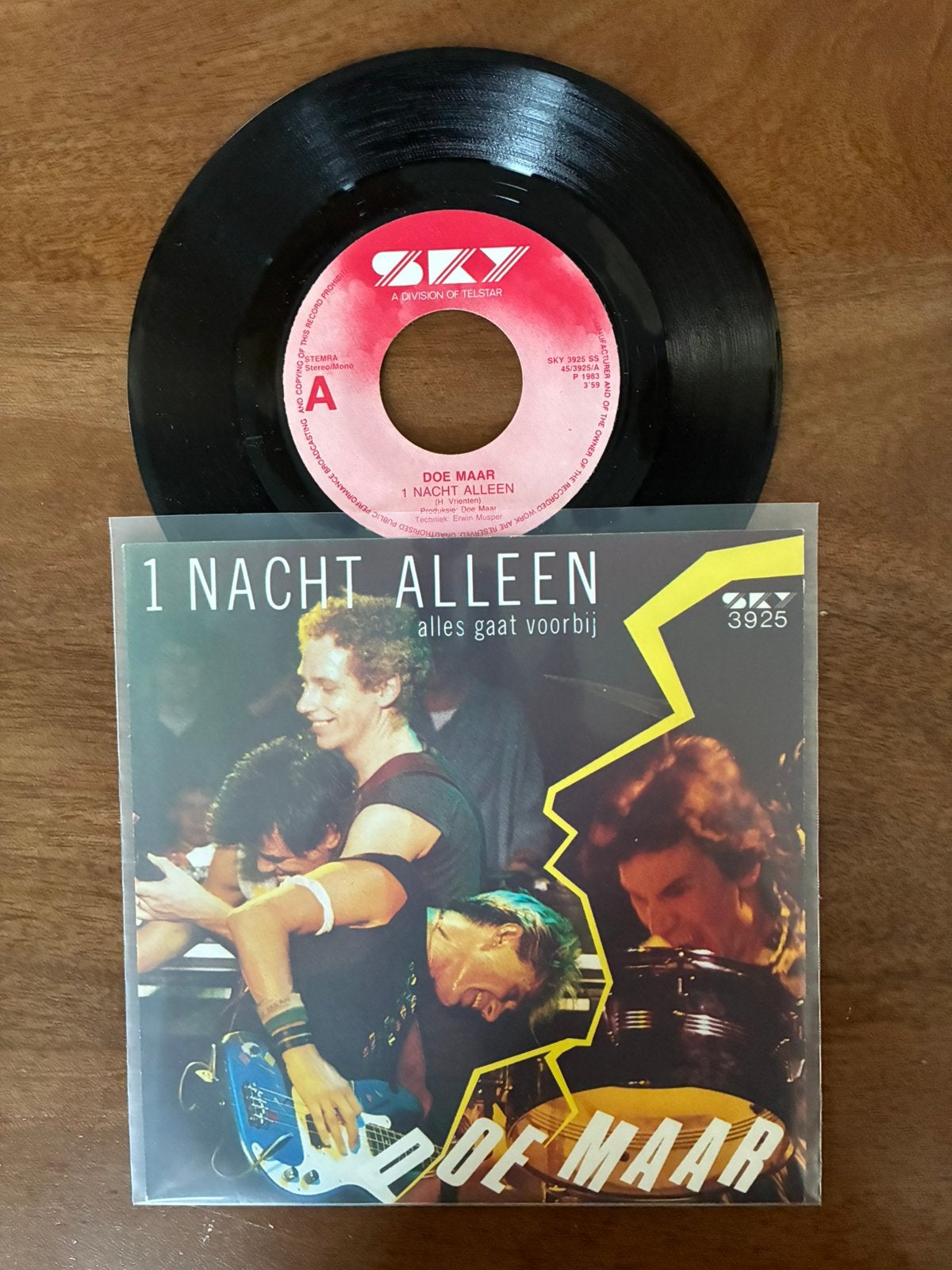 Doe maar - 1 nacht alleen / Alles gaat voorbij, Ophalen of Verzenden, 7 inch