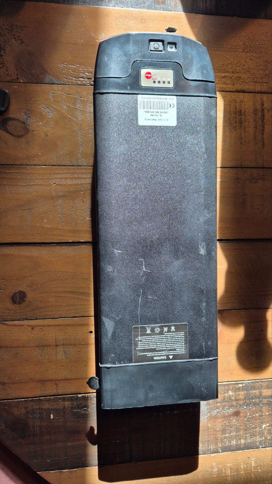Defecte e-bike accu 36V 10,4Ah (374Wh) Brinckers Baker f3, Ophalen of Verzenden, Gebruikt