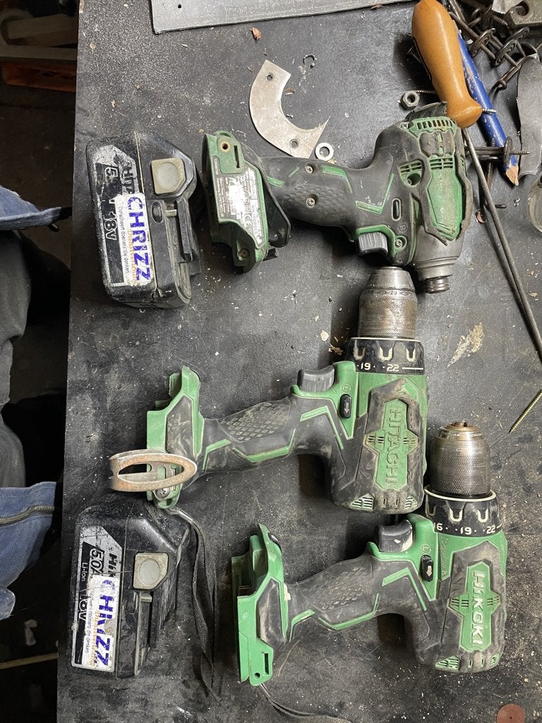 accu gereedschap Hitachi. koopje, Ophalen, Gebruikt