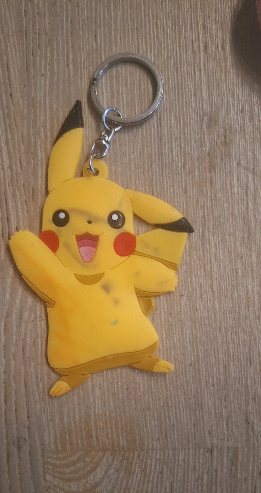 Pikachu pokémon sleutelhanger (7626), Gebruikt, ., Ophalen of Verzenden, .