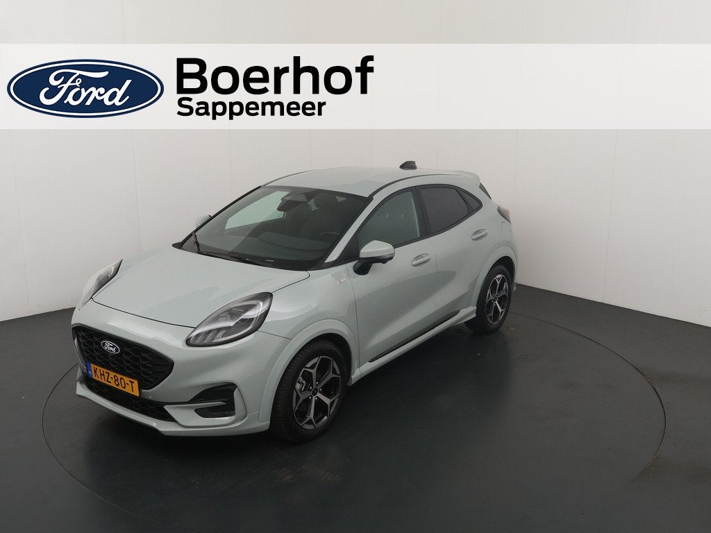 Ford Puma EcoBoost Hybrid 125 pk ST-Line X | Winter Pack | M, 12 maanden, 125 pk, Zwart, 1226 kg