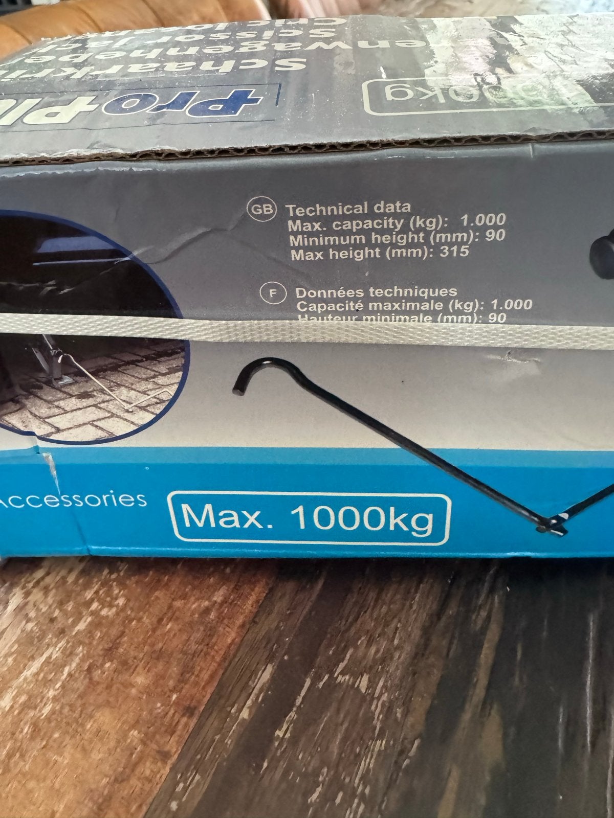 ProPlus Schaarkrik 1000kg - Nieuw in doos, Ophalen of Verzenden, Nieuw, Mechanisch, Schaarkrik