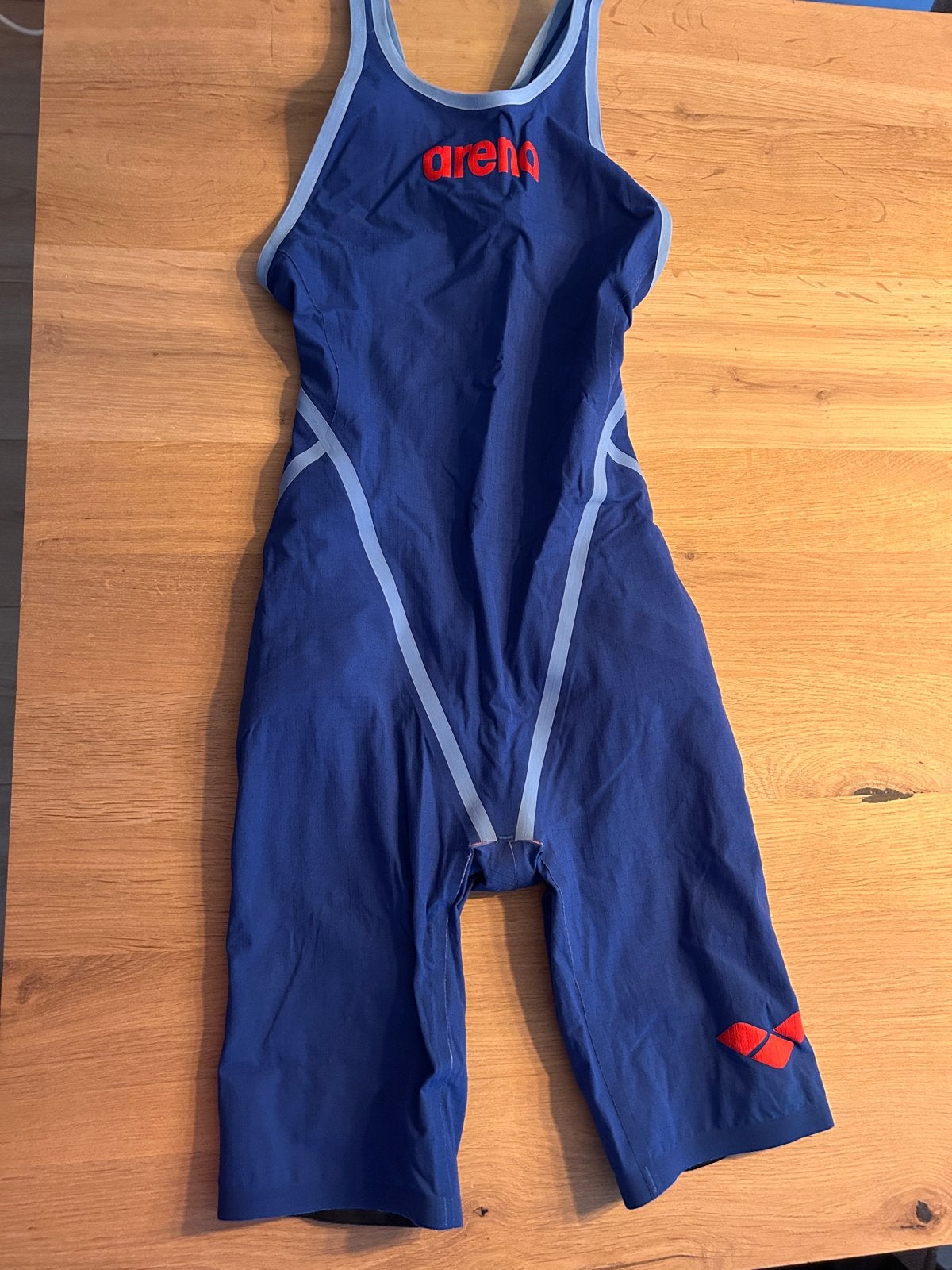 Arena Core FX wedstrijdpak D30 Ocean Blue, Ophalen of Verzenden, Gedragen, Blauw, Badpak