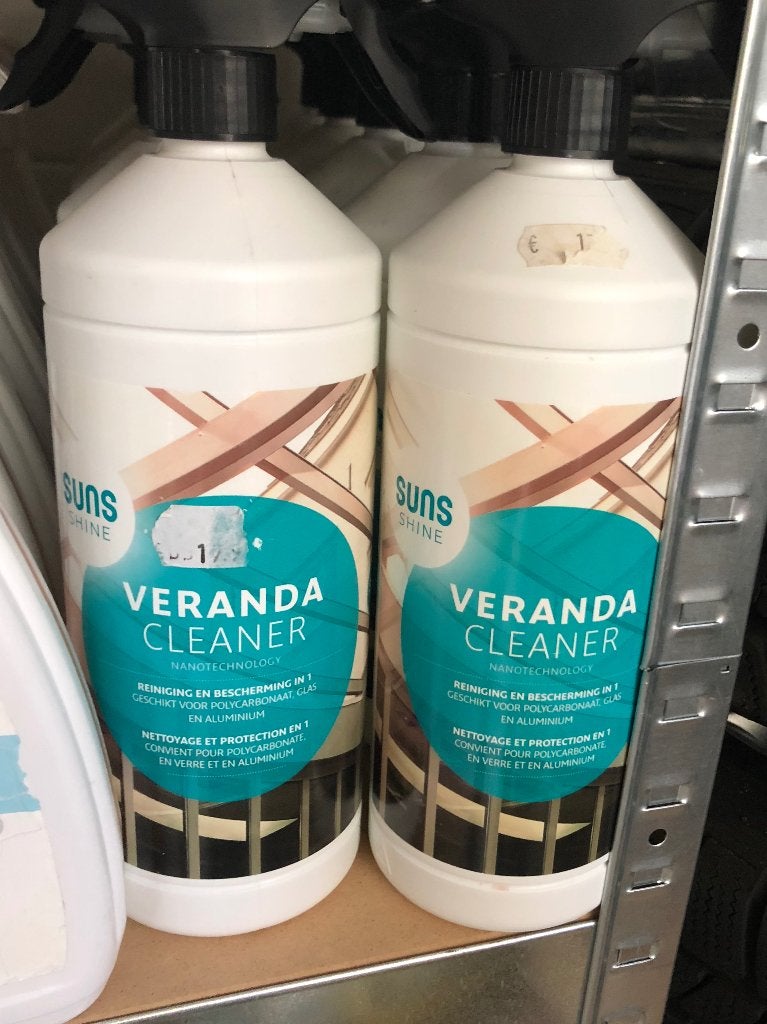 Nieuw 6 stuks SUNS Shine Veranda carport Cleaner reiniger, Tuin en Terras, Tuinhuizen, 3 ramen of meer, Blokhut, Nieuw, Ophalen of Verzenden