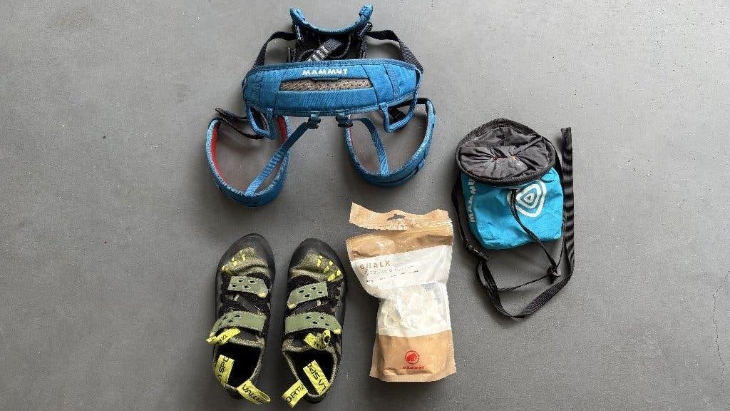 Mammut klimgordel kind en Sportiva klimschoenen maat 37,5, Sport en Fitness, Ophalen of Verzenden, Gebruikt, Klimsport-accessoire