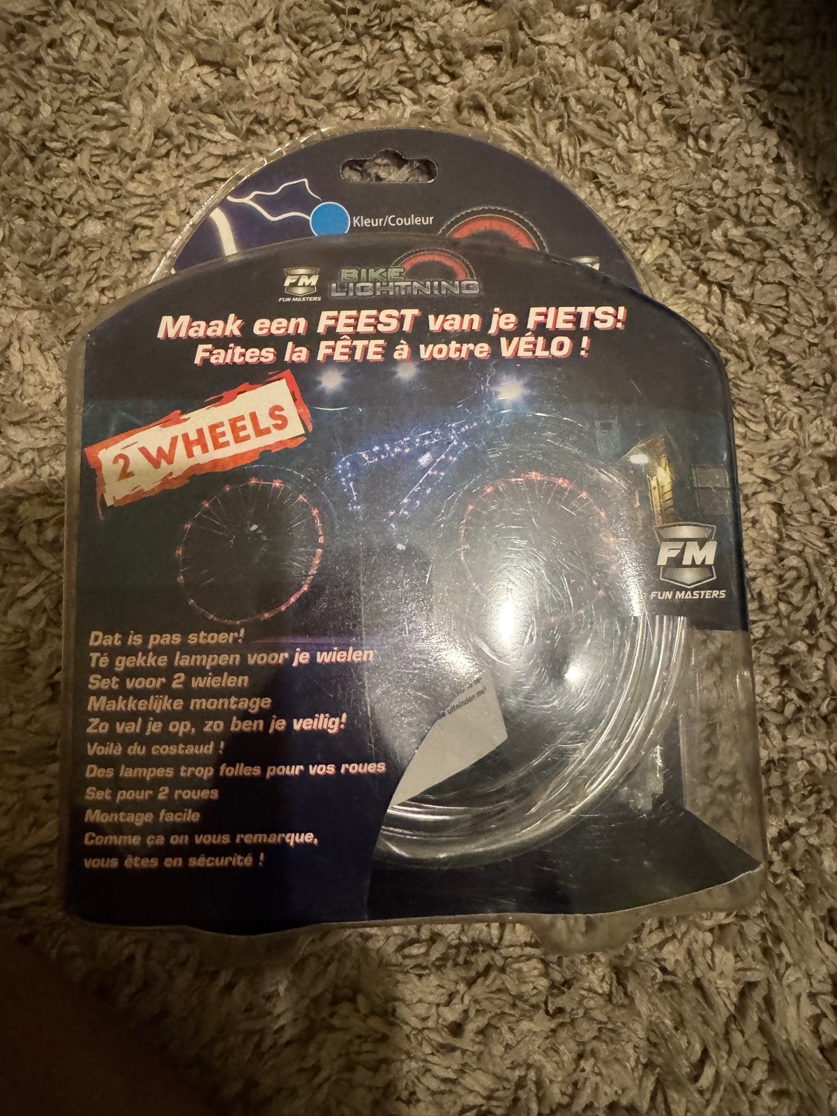 FM Bike Lightning Fietsverlichting - Maak je fiets feest!, Ophalen of Verzenden, Nieuw, Batterij, Verlichtingsset