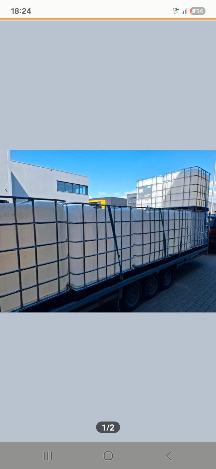 IBC Containers 1000 liter - Nieuwstaat (honing), Tuin en Terras, Regentonnen, Ophalen