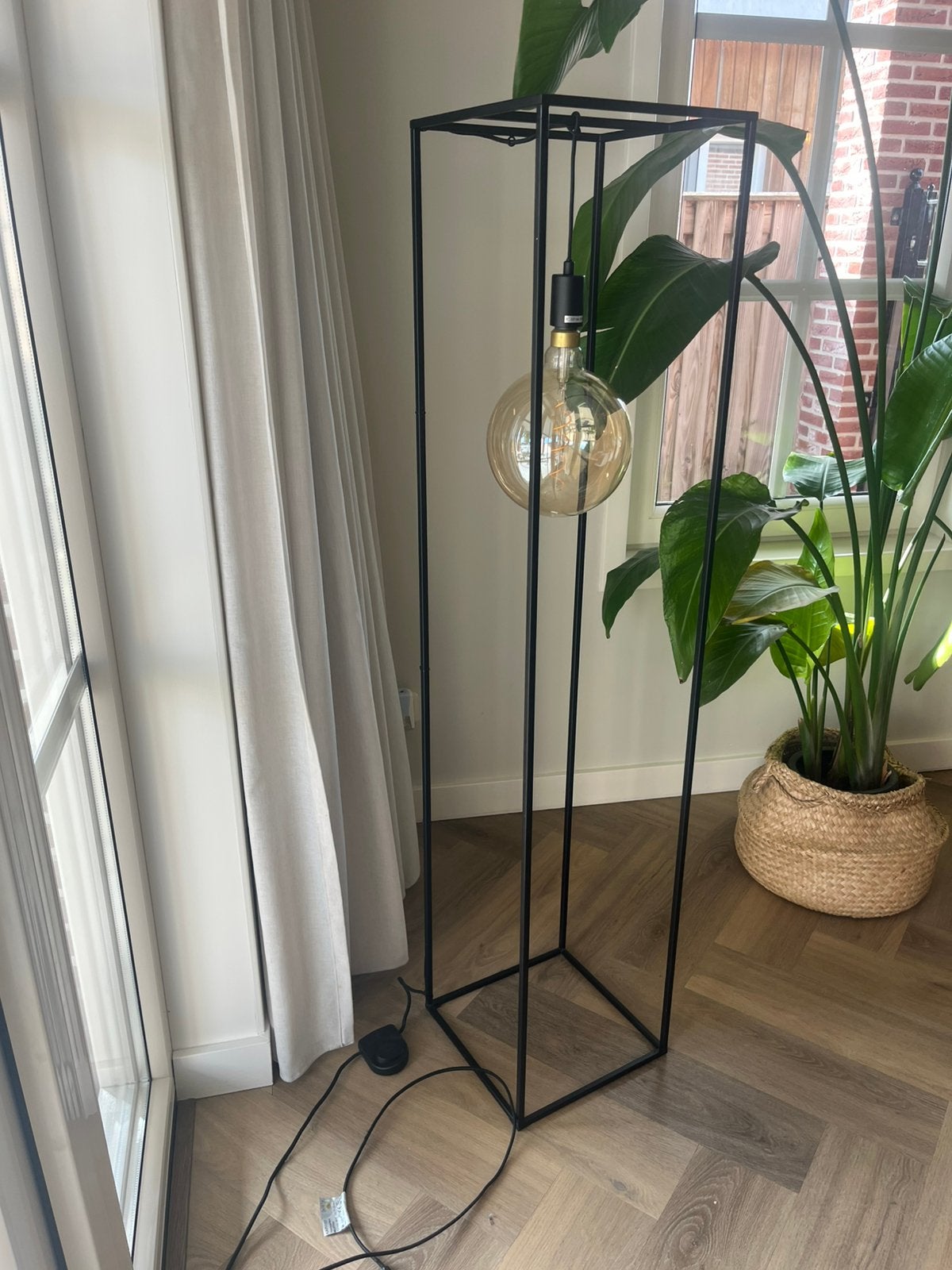 Karwei vloerlamp, Ophalen, Gebruikt, 100 tot 150 cm, E27 (groot)