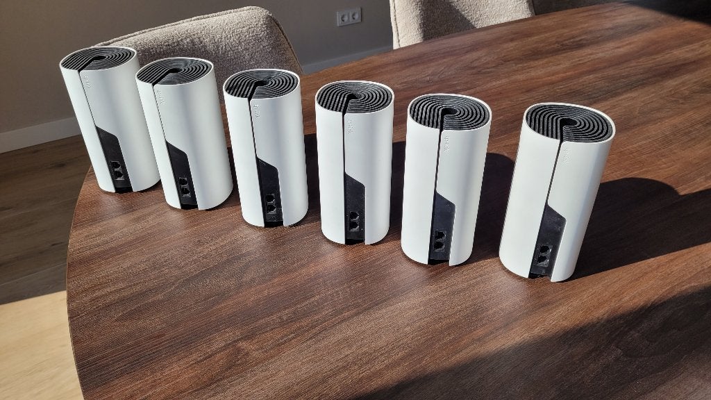 TP-Link Deco E4 - Mesh WiFi - 6-pack - wit, Computers en Software, WiFi-versterkers, Ophalen of Verzenden, Zo goed als nieuw, TP-Link Deco