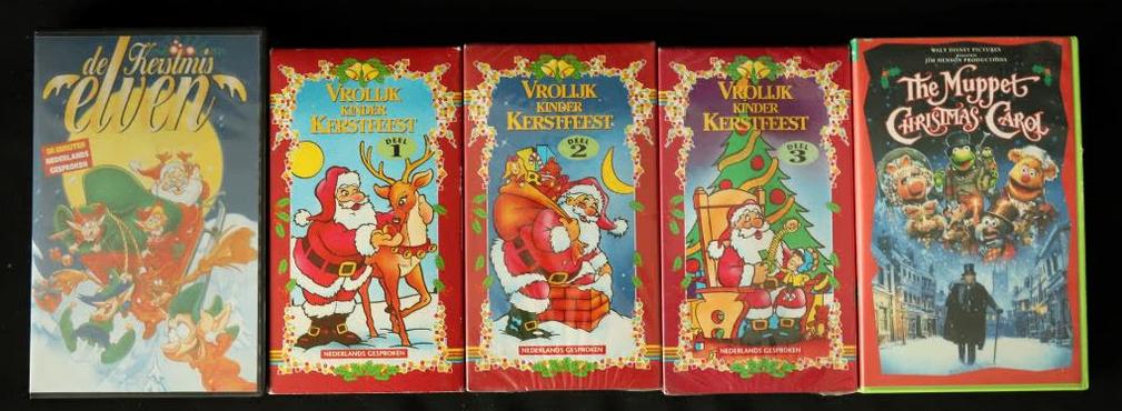 5 Kerst VHS banden, Alle leeftijden, Ophalen of Verzenden, Gebruikt, Overige genres
