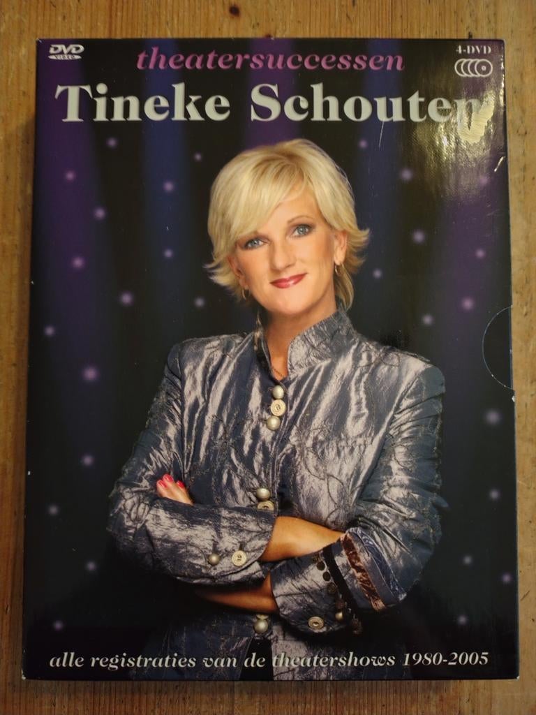 Tineke Schouten Theatersuccessen 4-DVD Box (1980-2005), Alle leeftijden, Verzenden, Zo goed als nieuw, Stand-up of Theatershow