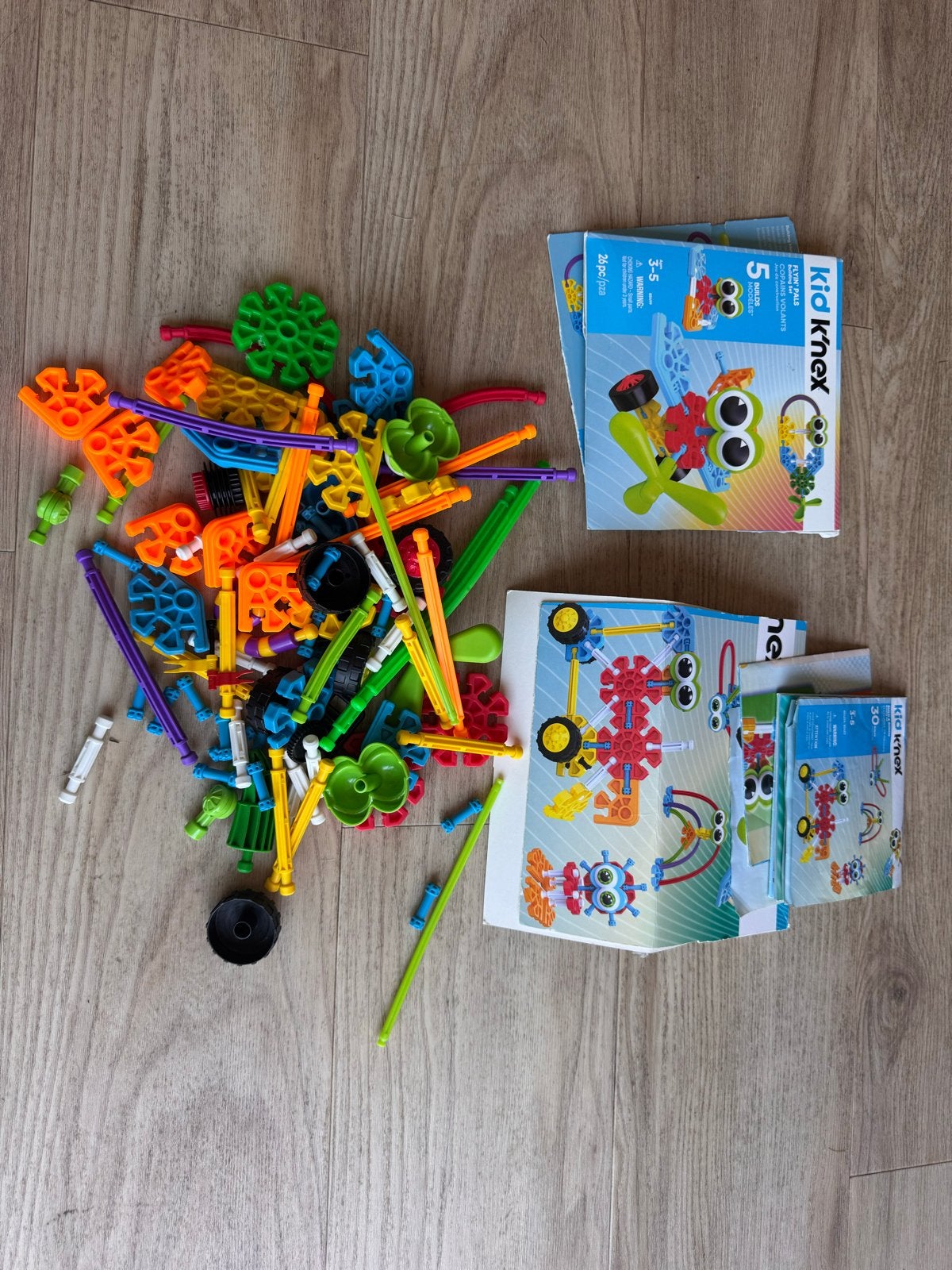 Kid K'nex Bouwset met instructieboekjes, Ophalen, Gebruikt, K'nex