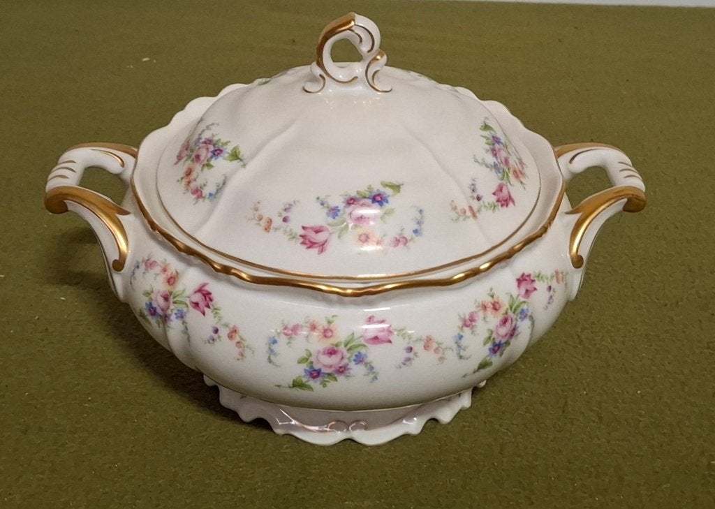 Margareta soepterrine porselein /dekschaal Edelstein Bavaria, Ophalen of Verzenden