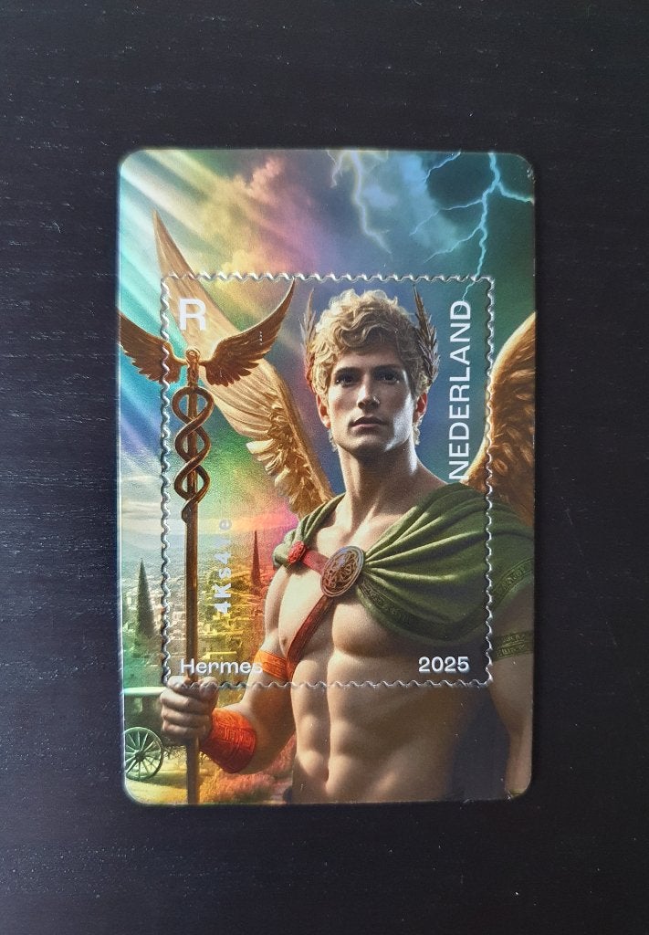 Nederland 2025 Hermes Mythologie Crypto - NFT Grijs postfris, Verzenden, Na 1940, Postfris
