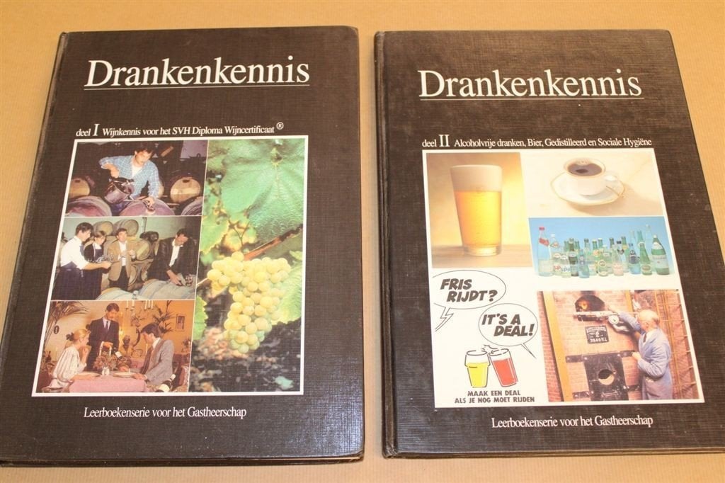 Drankenkennis - 2 delen - Leerboekserie Gastheerschap, Boeken, Ophalen of Verzenden, Alpha, Zo goed als nieuw