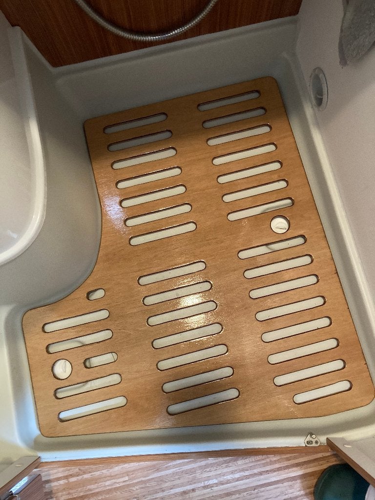 Adria Twin/Sunliving Flexo - Houten Douche vlonder 2012-2019, Caravans en Kamperen, Ophalen, Nieuw