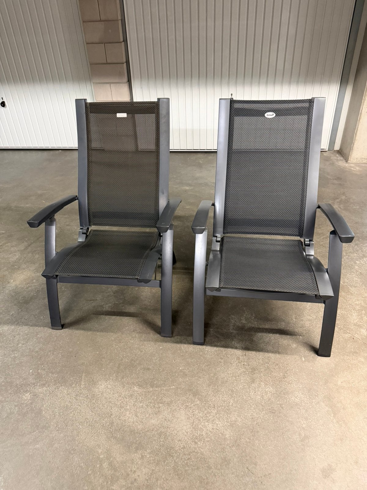 2 stuks Hartman Primo verstelbare tuinstoelen, Tuin en Terras, Tuinstoelen, Ophalen, Zo goed als nieuw, Overige materialen, Inklapbaar
