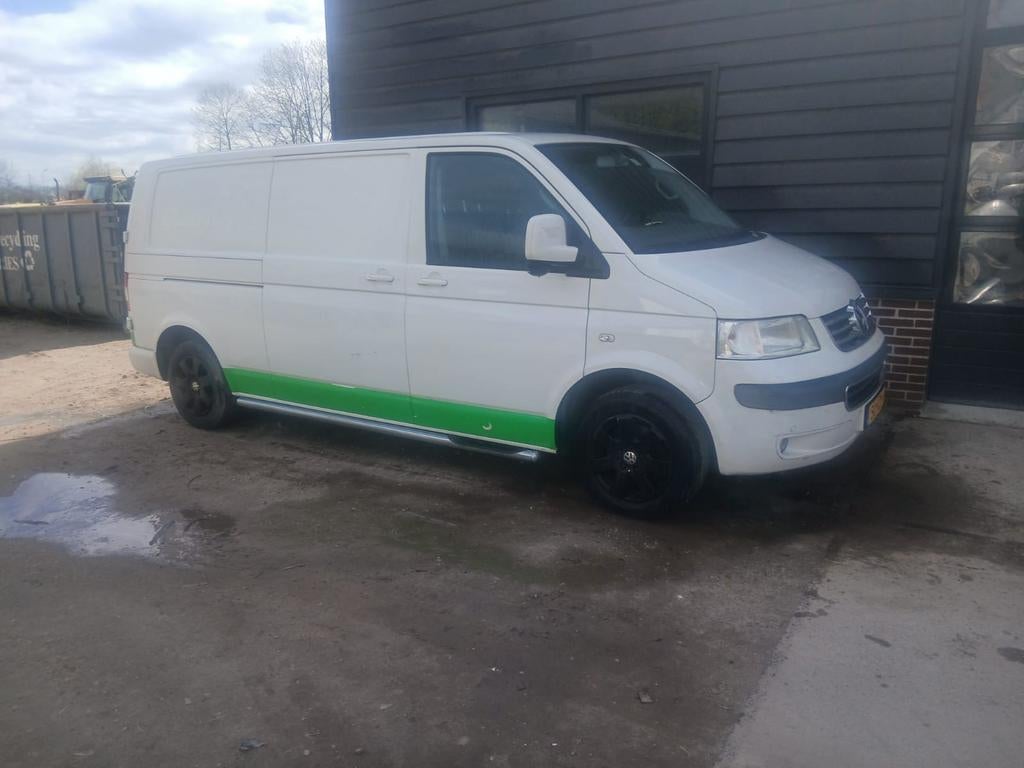 Volkswagen Transporter Bestel 2.5 D 96KW AUT 2009, Auto's, Electronic Stability Program (ESP), Zwart, Volkswagen, 2500 kg