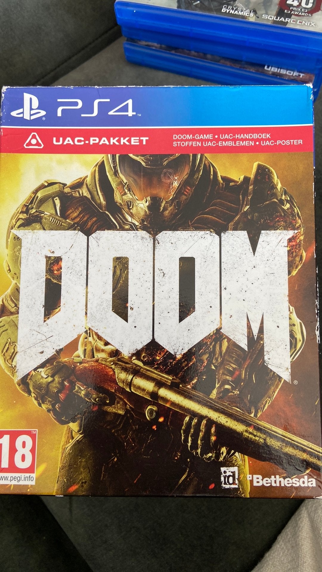 Ps4 Doom uac special edition als nieuw, Vanaf 18 jaar, Shooter, 1 speler, Ophalen of Verzenden