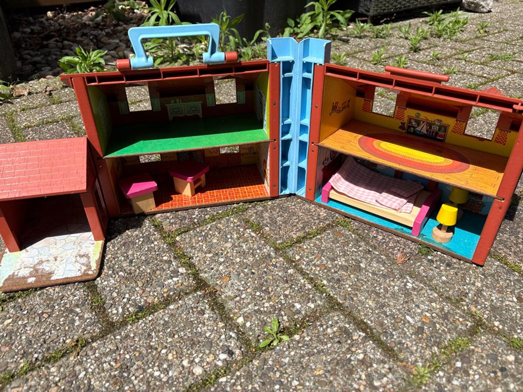 Vintage Fisher-Price Poppenhuis met Meubels, Ophalen, Gebruikt, Poppenhuis
