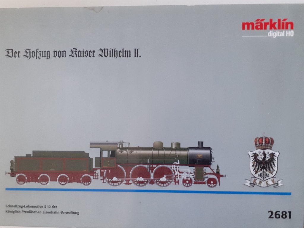 Märklin 2681 – Der Hofzug von Kaiser Wilhelm II, Wisselstroom, Ophalen of Verzenden, Märklin, Gebruikt