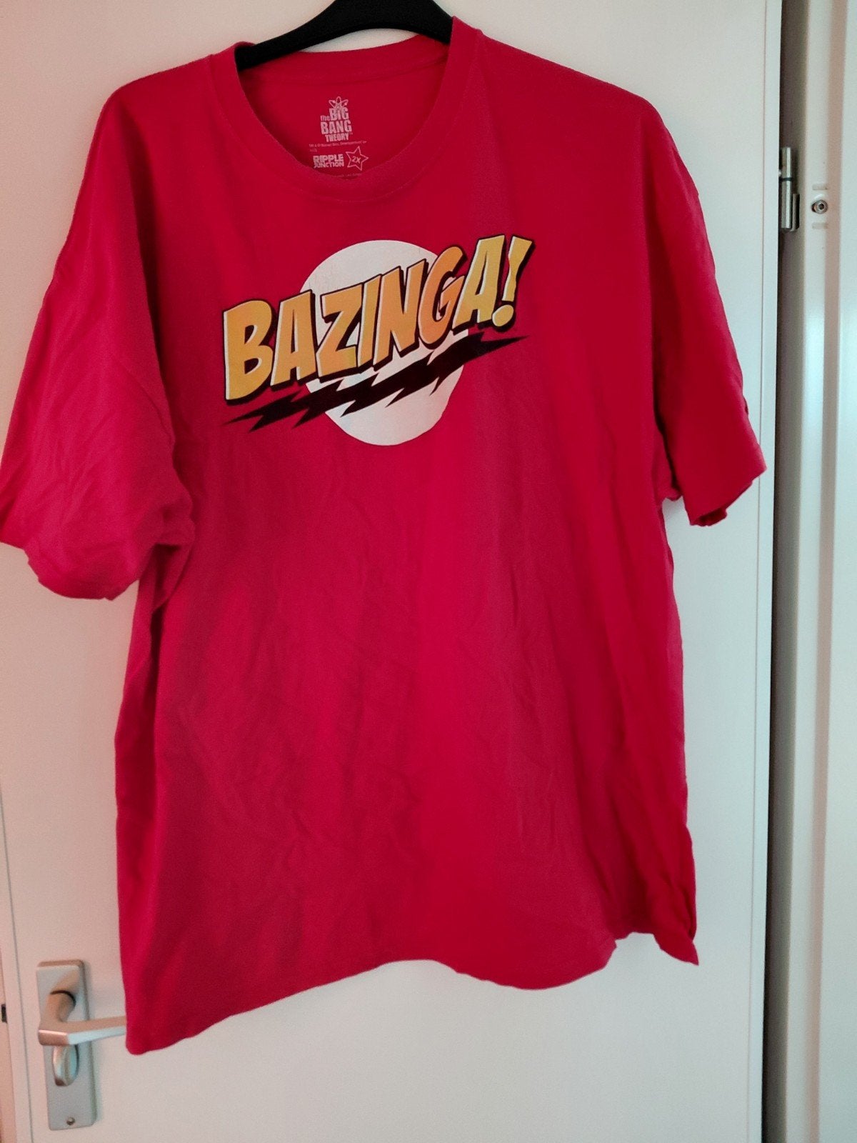 T-Shirt Bazinga Big Bang Theory Maat XXL gedragen, Kleding | Dames, T-shirts, Maat 46/48 (XL) of groter, Ophalen of Verzenden