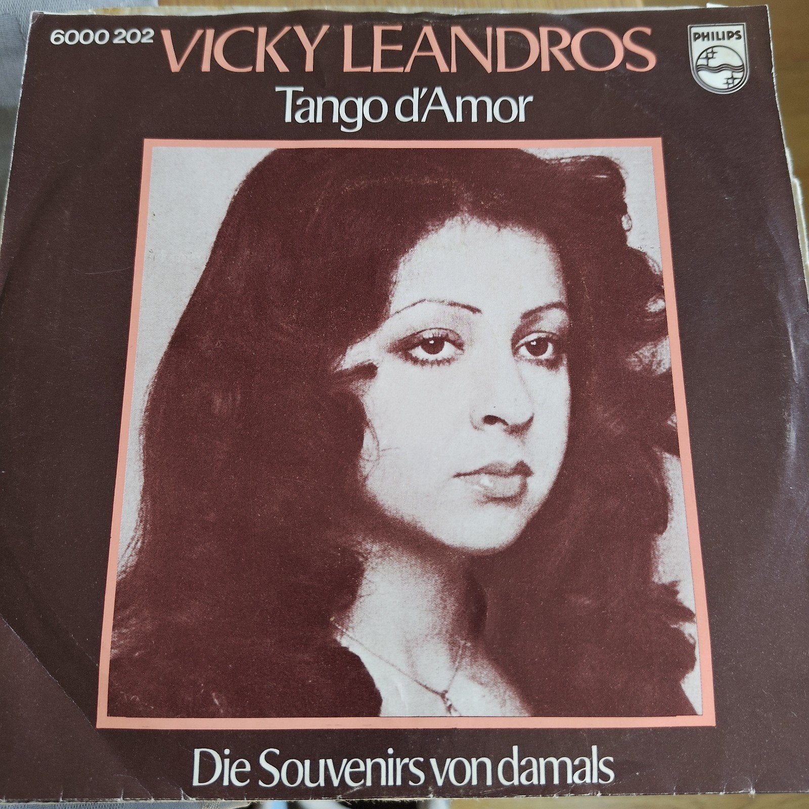 Vicky Leandros - Tango d'Amor (Vinyl Single), Ophalen of Verzenden, Gebruikt, 7 inch, EP