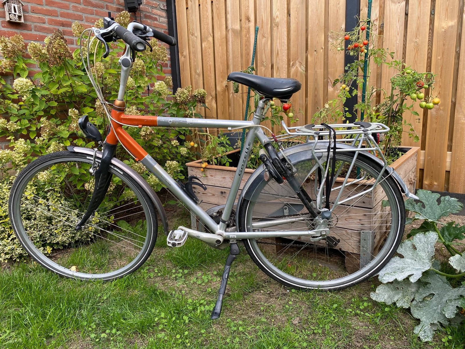 Gazelle herenfiets - Gebruikt/ opknapper, Fietsen en Brommers, Ophalen, Gebruikt, Velgrem, Versnellingen