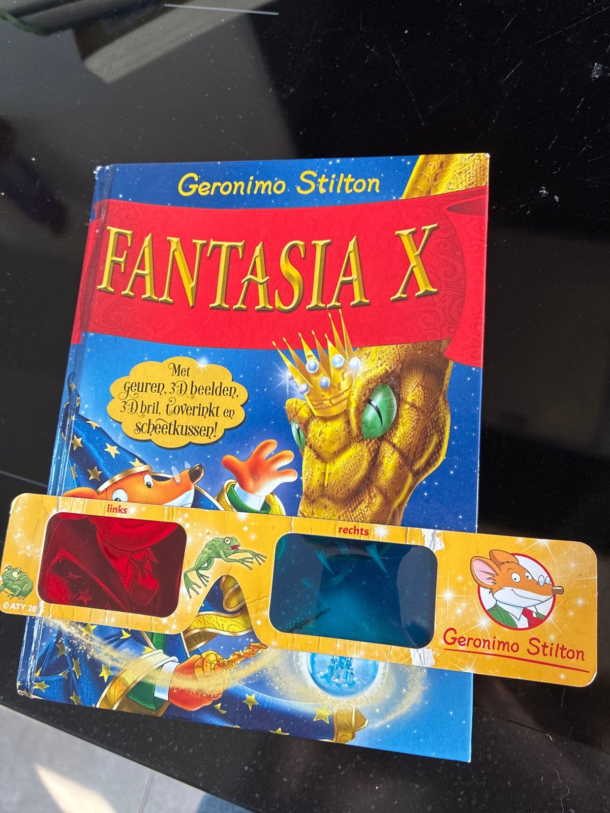 Geronimo Stilton Fantasia X met 3D bril, Boeken, Ophalen, Gelezen, Fictie algemeen