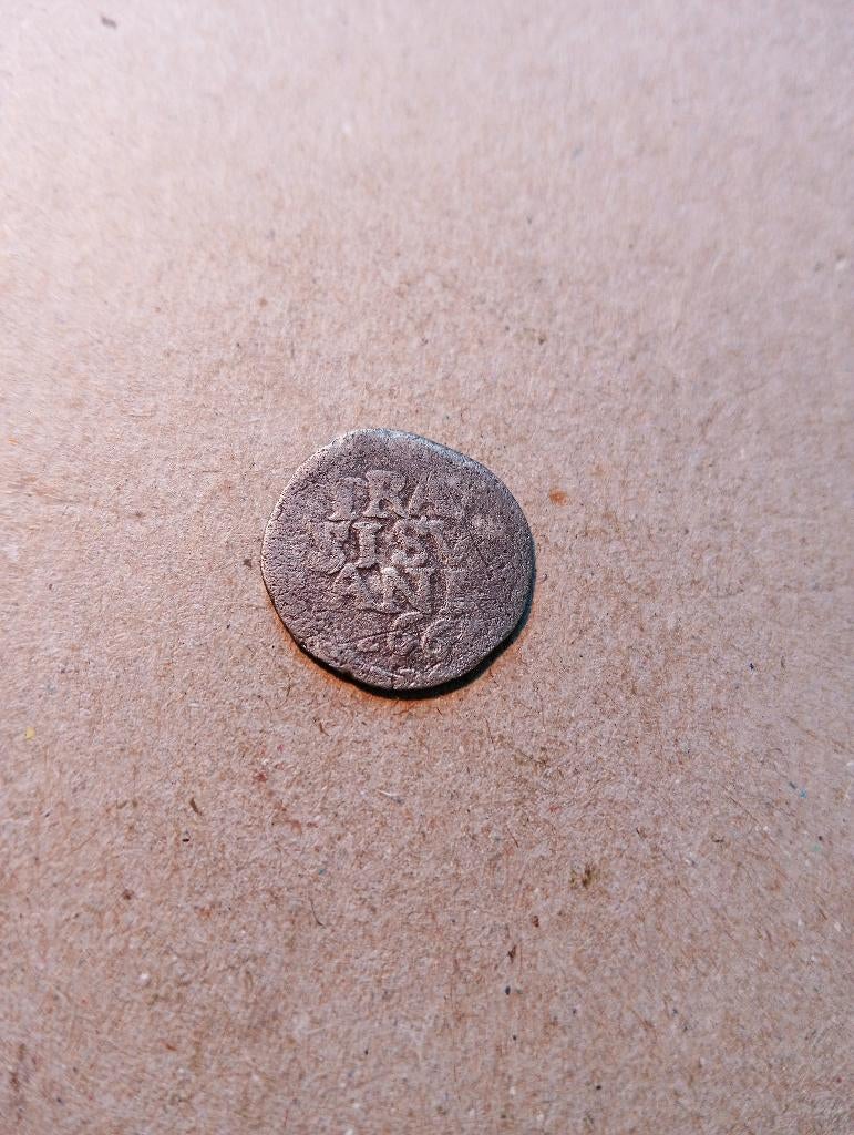 Bezemstuiver Transnavanie(Overijssel)1665, Ophalen of Verzenden, Vóór koninkrijk, Overige waardes, Zilver