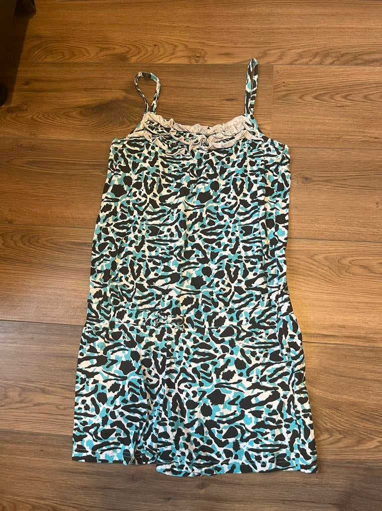 Blauw/wit/zwart playsuit – maat 170 – Bon Prix, Kleding | Dames, Jumpsuits, Ophalen of Verzenden, Zo goed als nieuw, Maat 34 (XS) of kleiner