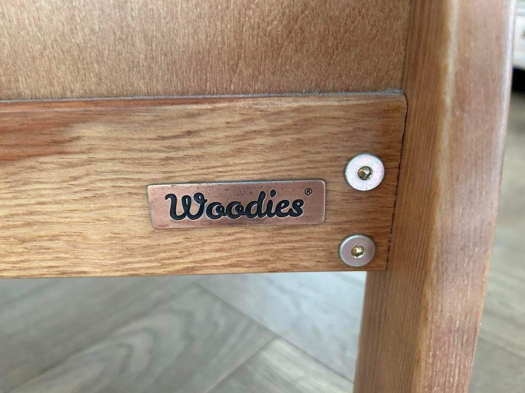 Woodies Noble Junior Bed 70x140cm - Vintage, Kinderen en Baby's, Kinderkamer | Bedden, Zo goed als nieuw, 140 tot 160 cm, 70 tot 85 cm