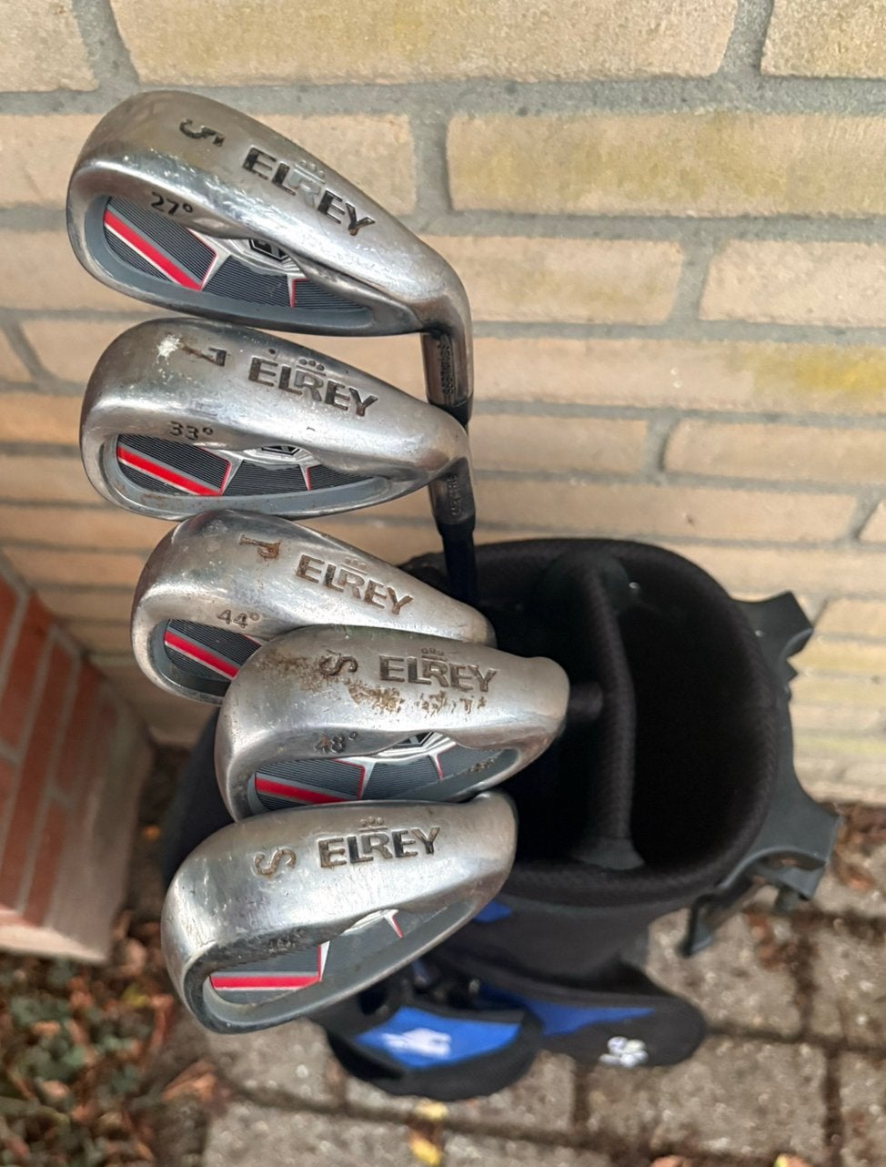 Elrey junior golfijzers & Meridian Z1 putter - zonder tas, Ophalen, Gebruikt, Set, Overige merken