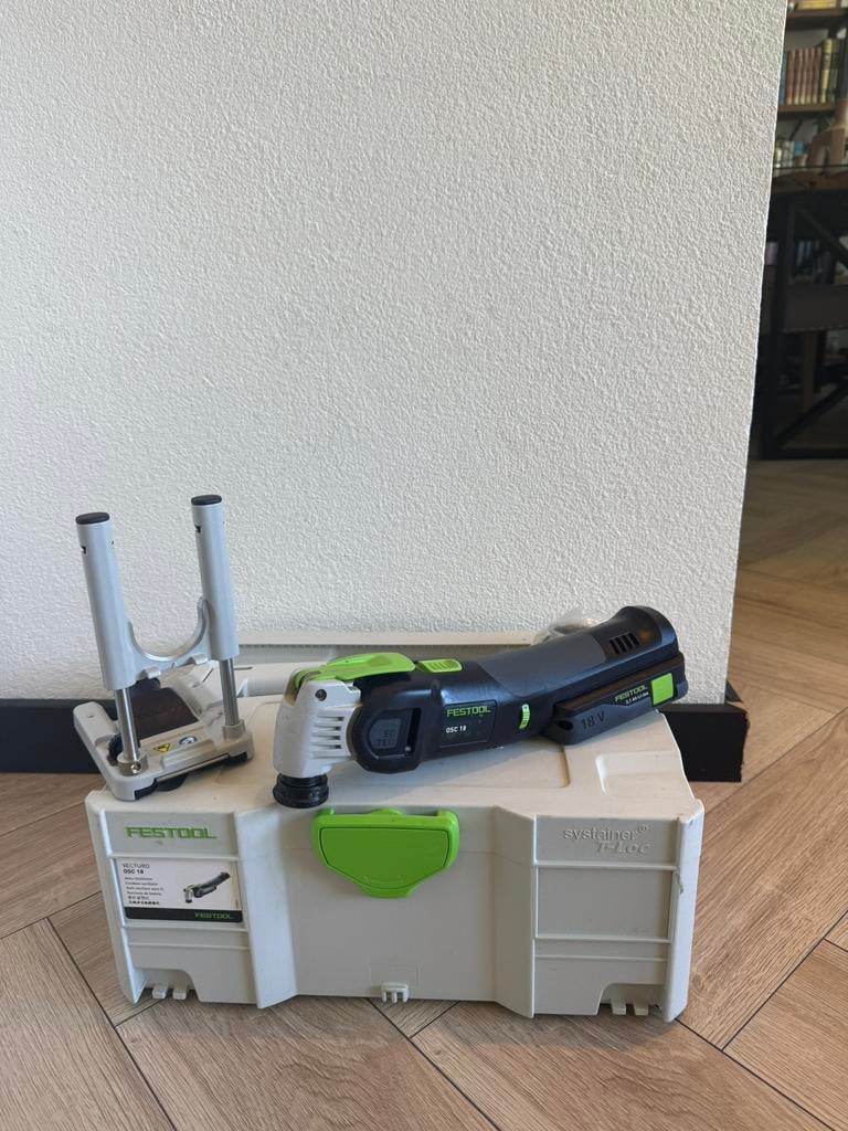 Festool OSC 18 HPC  VECTURO Oscillerende Accu Multitool, Ophalen, Zo goed als nieuw, Elektrisch, Overige soorten