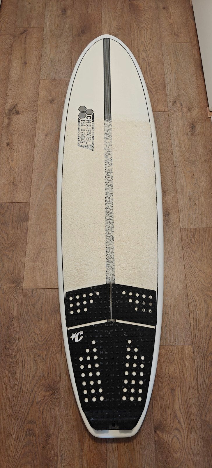 Torq 7'0 X-LITE CHANCHO WHITE Surfboard - Zo goed als nieuw, Watersport en Boten, Ophalen, Zo goed als nieuw, Funboard, Met koord