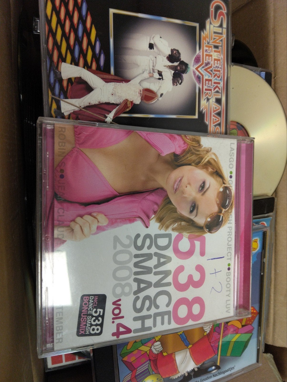 Cd's doosje vol gratis, Cd's en Dvd's, Ophalen, Gebruikt