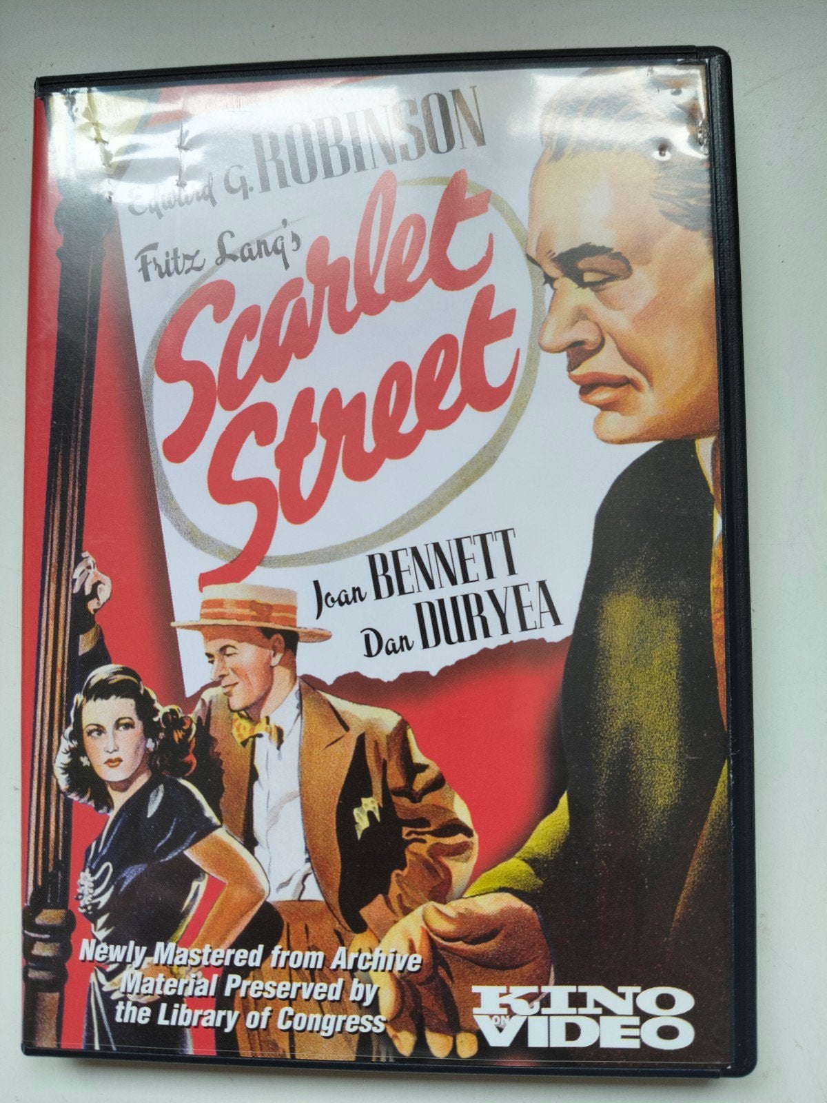 Scarlet Street 1945 ‧ Noir/Thriller, Cd's en Dvd's, Vanaf 16 jaar, Verzenden, Engels, Zo goed als nieuw